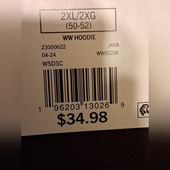 NWT Wrangler Workwear Sherpa Lined Jacket 2XL 🧥 Java Brown - Picture 7 of 7